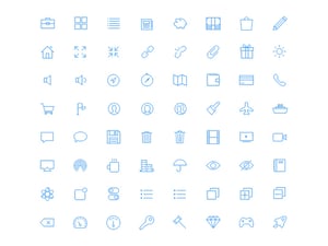 Ultra-thin Vector Icons(Colors) 2
