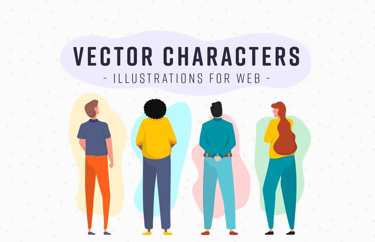 Vector Characters Illustrations For Web Preview 1