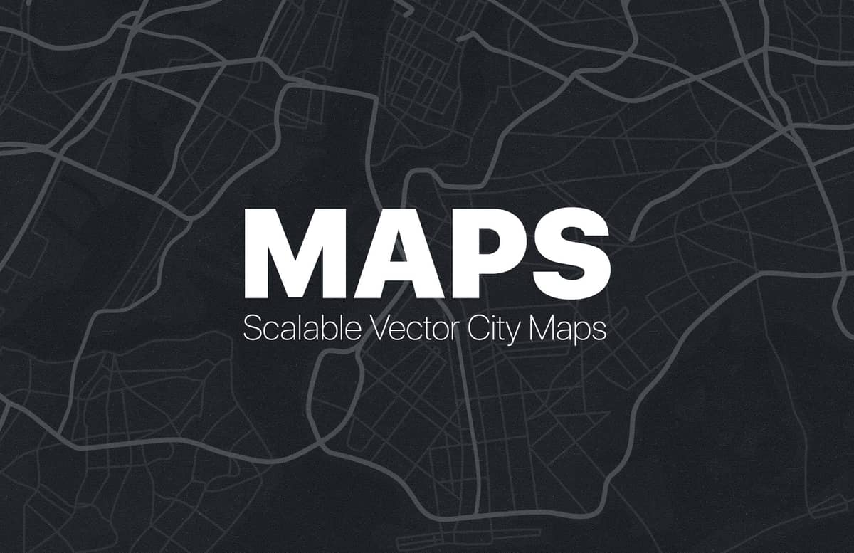 Vector City Street Maps Preview 1