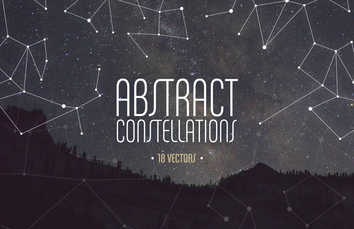 Vector  Abstract  Constellations  Preview 1