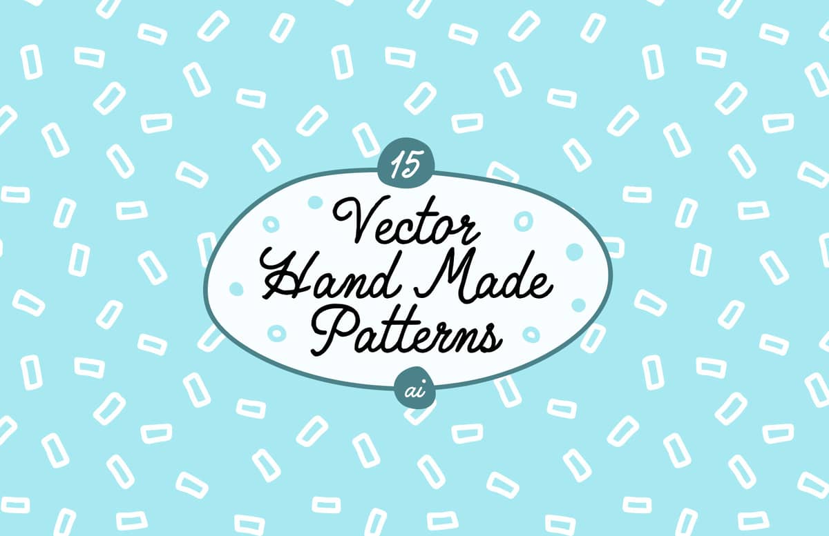 Vector Hand Made Patterns Preview 1