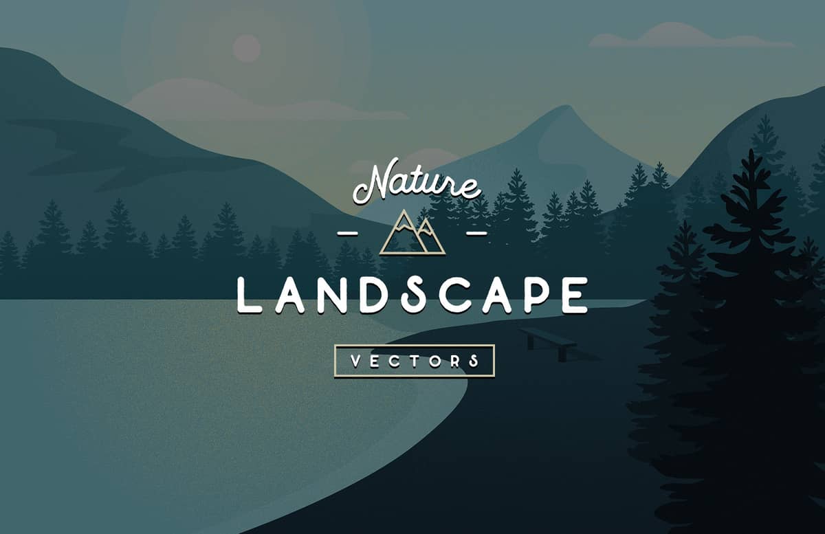 Vector Nature Landscapes Preview 1