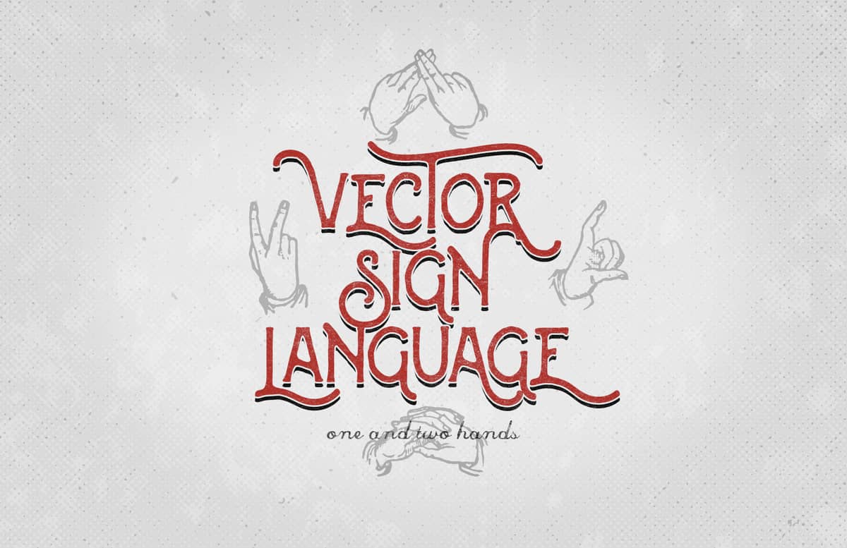 Vector Sign Language Preview 1