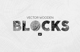 Vector Wooden Blocks