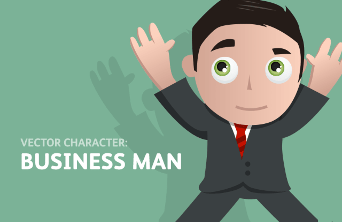 Vector  Character  Business  Man  Preview1