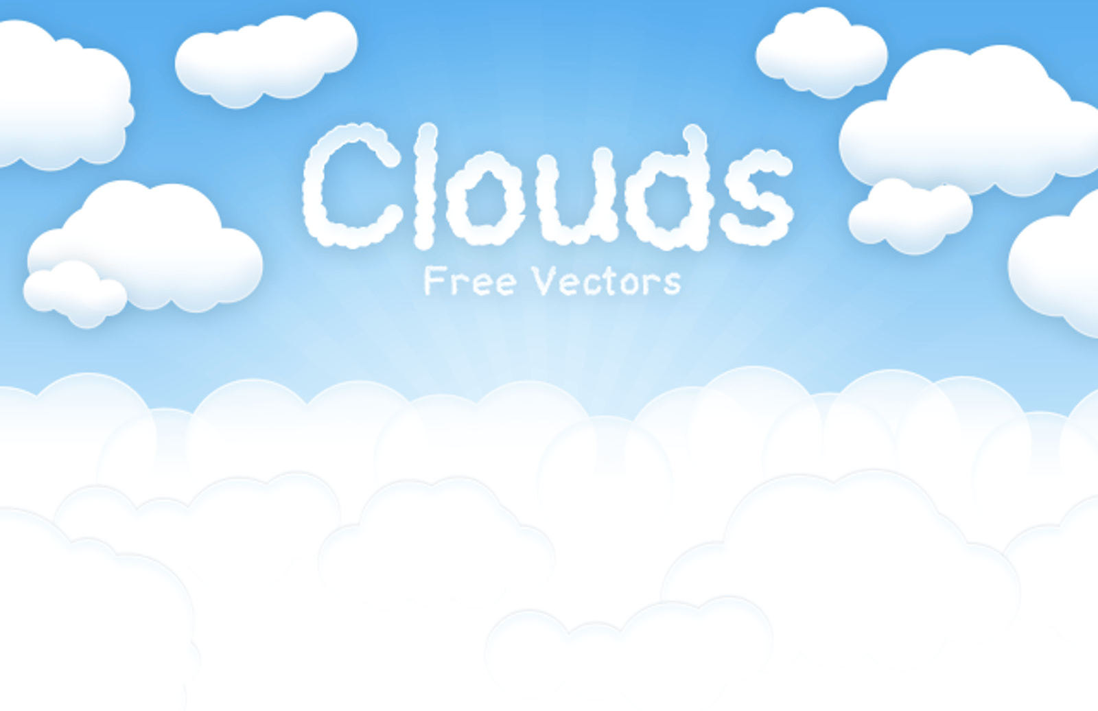 Free Vector Clouds Medialoot