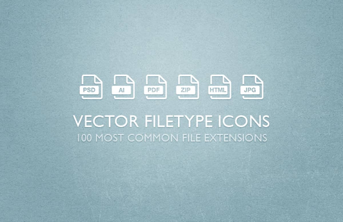 Vector  Filetype  Icons  Preview1