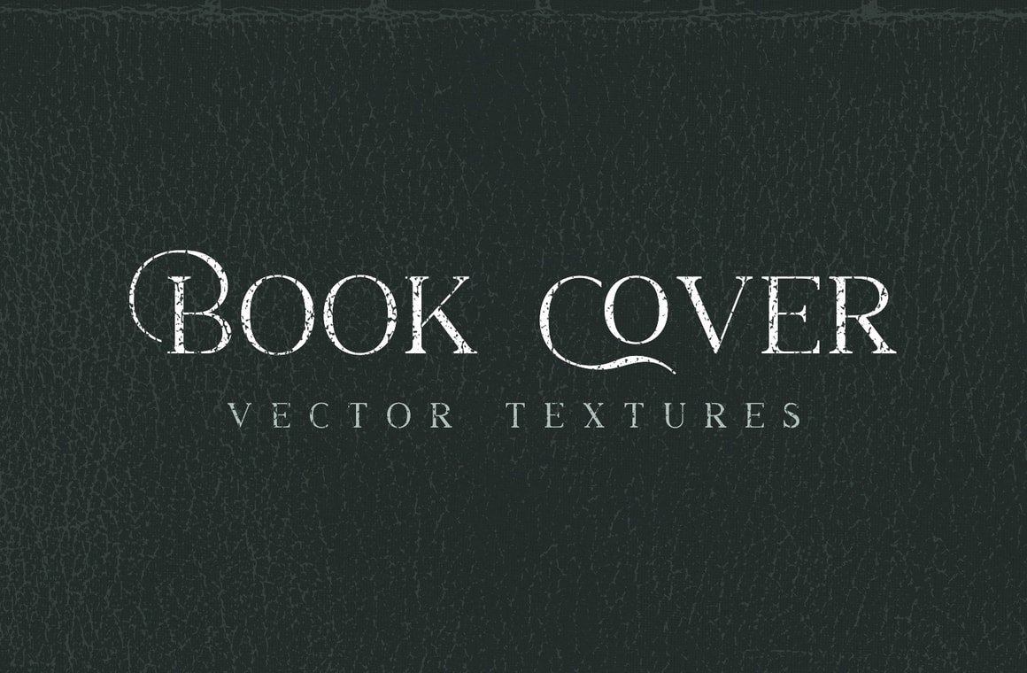 Vintage Book Cover Vector Textures