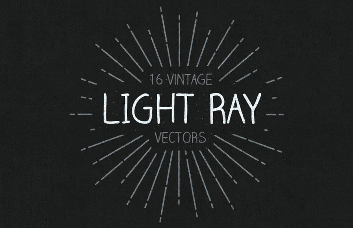 Vintage  Light  Ray  Vectors  Preview 1