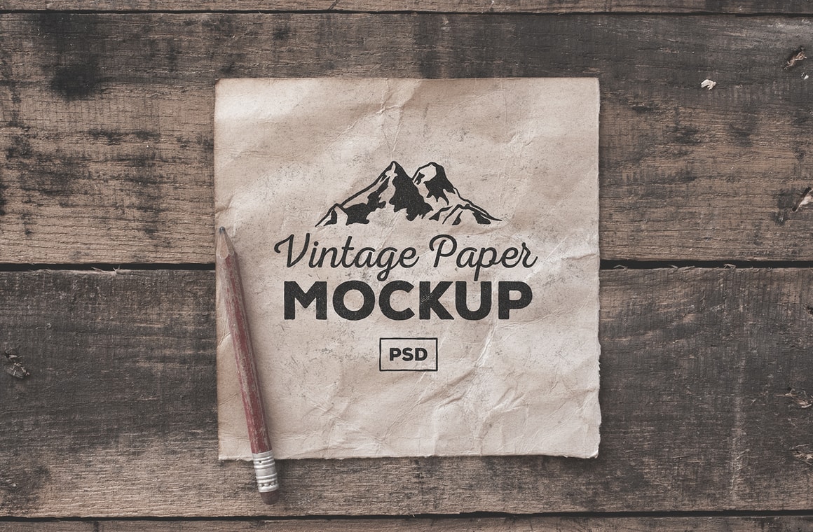Vintage Paper Mockups