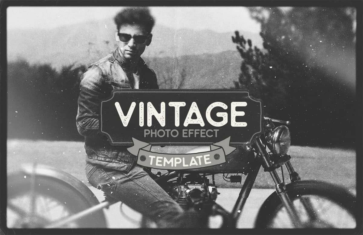 Vintage Photo Effect Template Preview 1