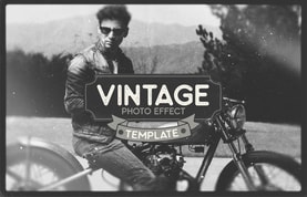 Vintage Photo Effect Template