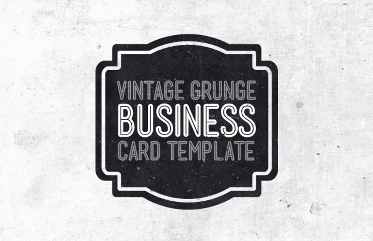 Vintage  Grunge  Business  Card  Preview1