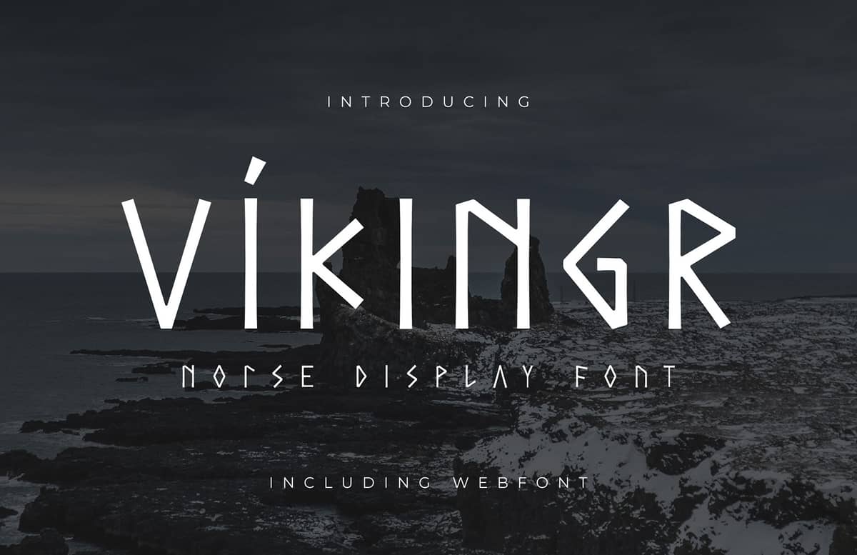 Vikingr Font Preview 1A