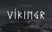 Vikingr‎ - Norse Viking Display Font