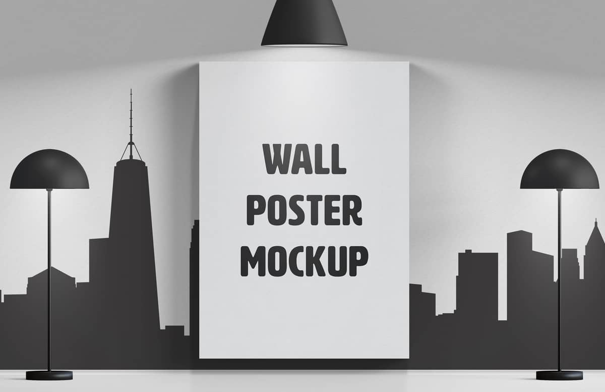 Wall Poster Mockup Preview 1
