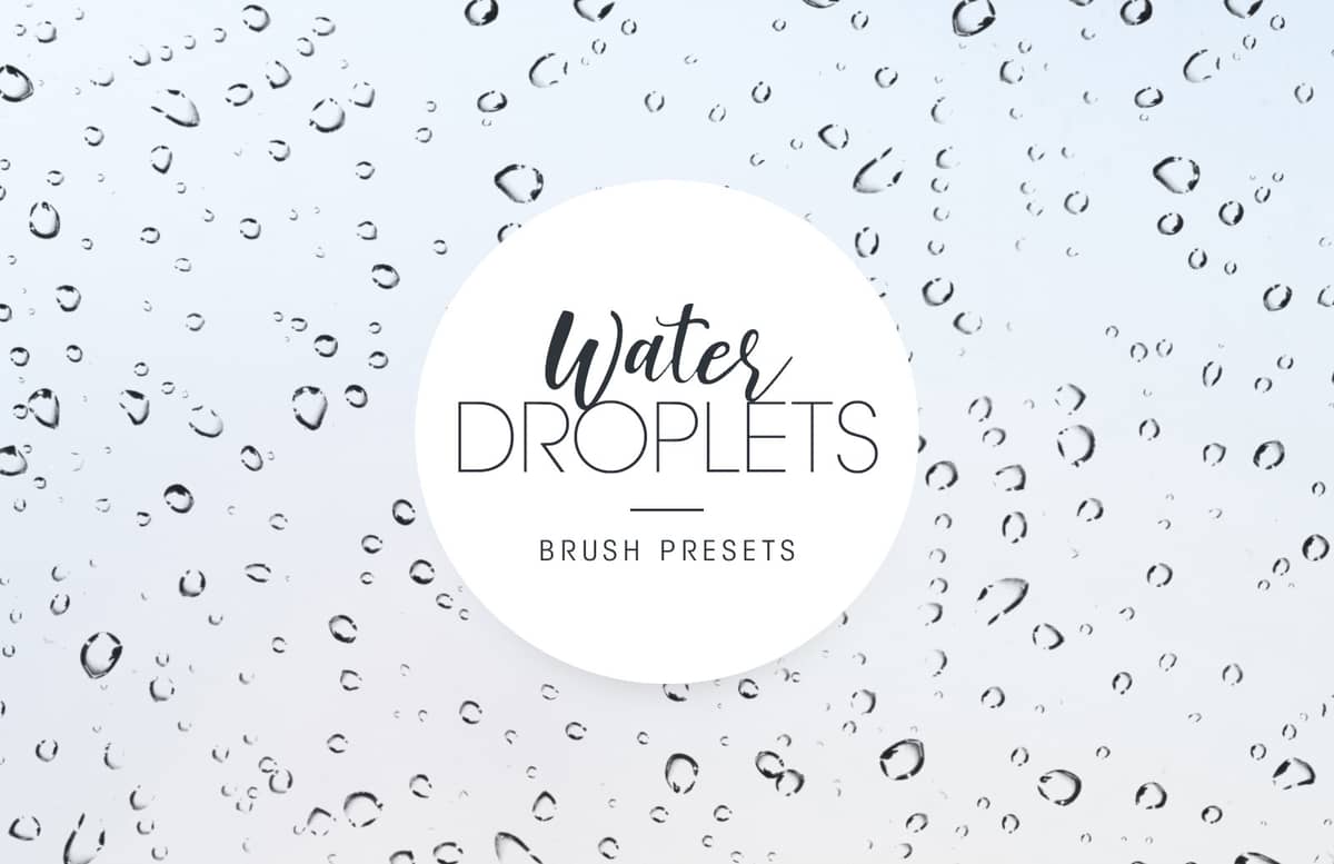 Water Droplets Brush Presets Preview 1