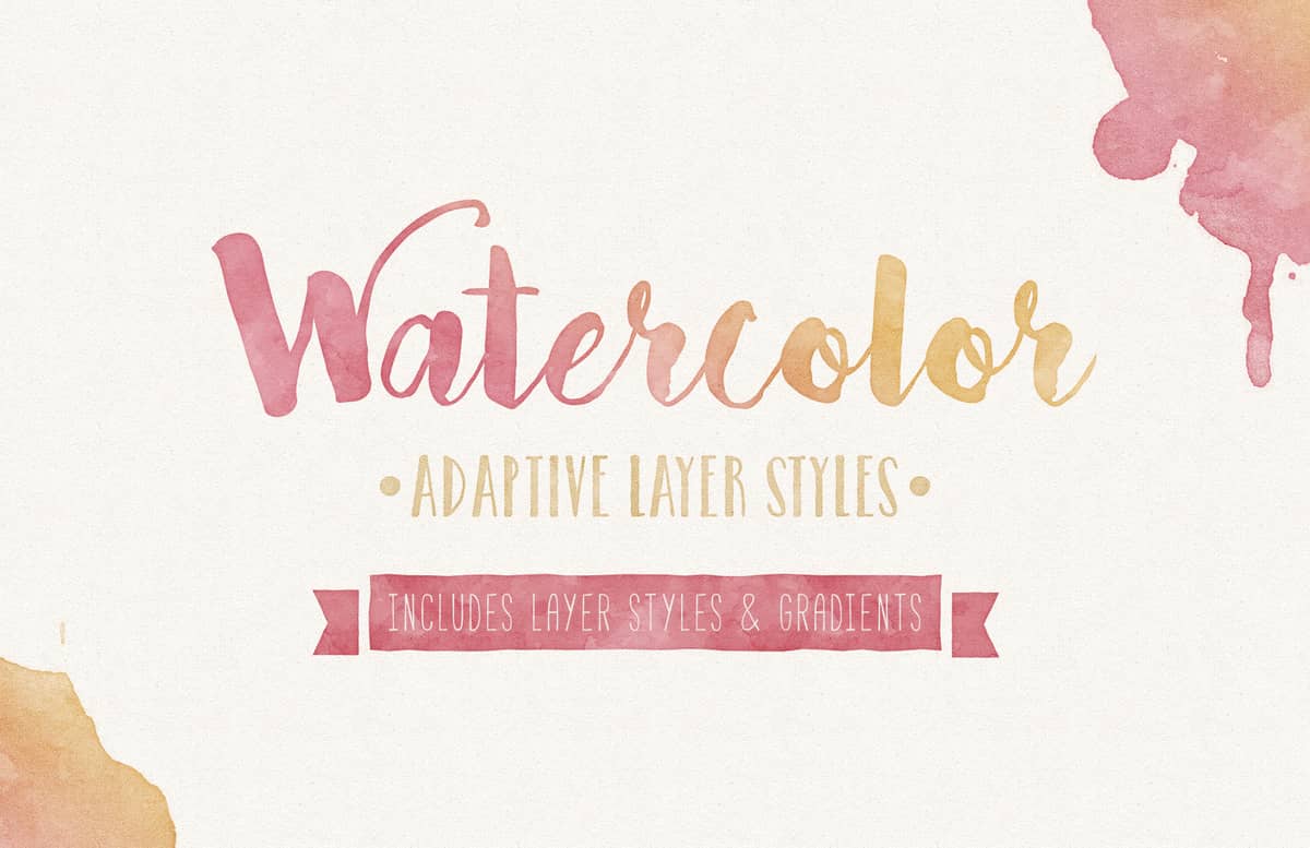 Watercolor  Adaptive  Layer  Styles  Preview 1