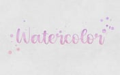 Watercolor Text Effects