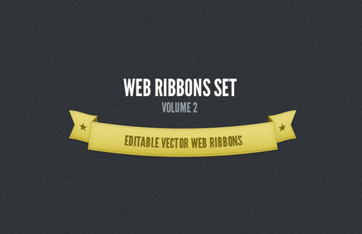 Web  Ribbons  Set  Vol 2  Preview1