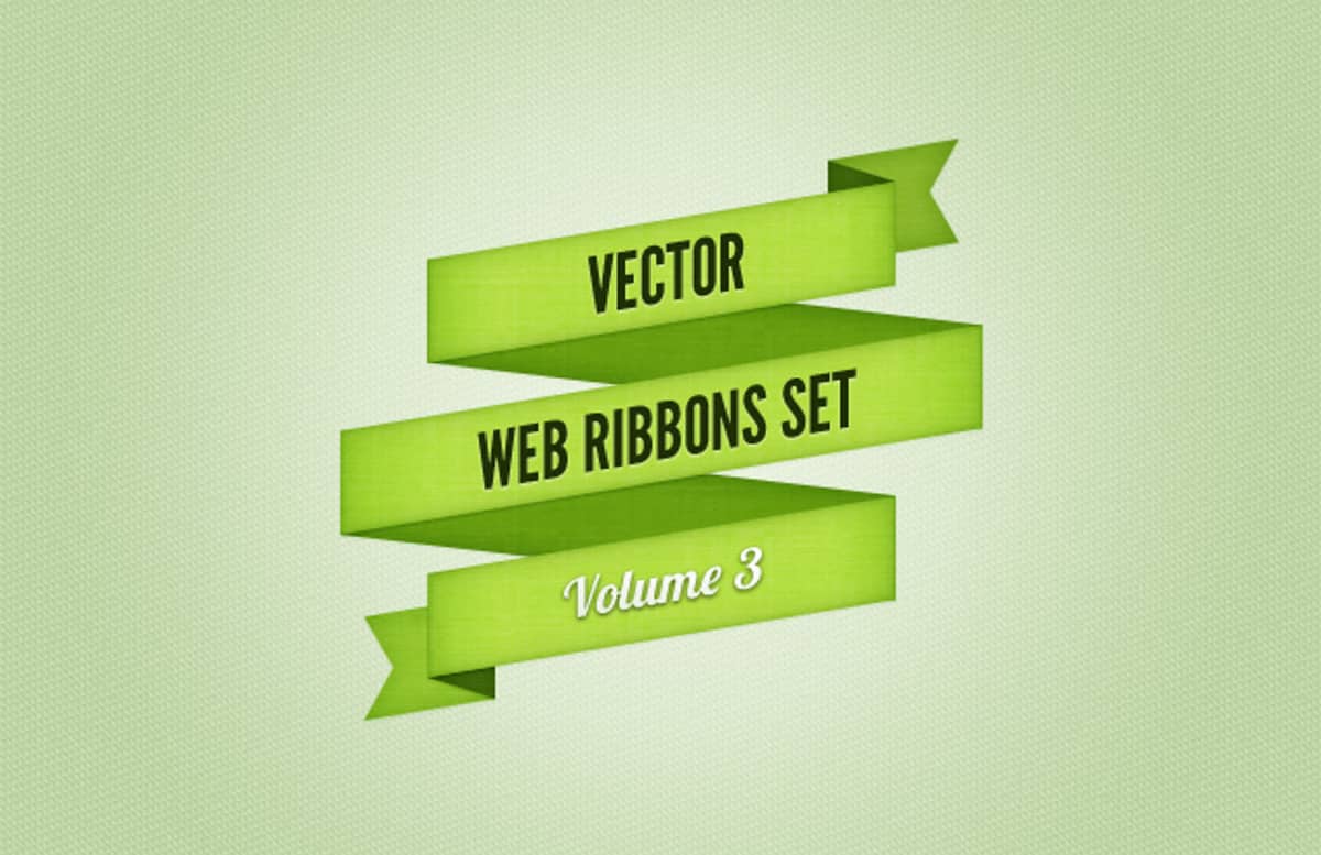 Web  Ribbons  Set  Vol 3  Preview1