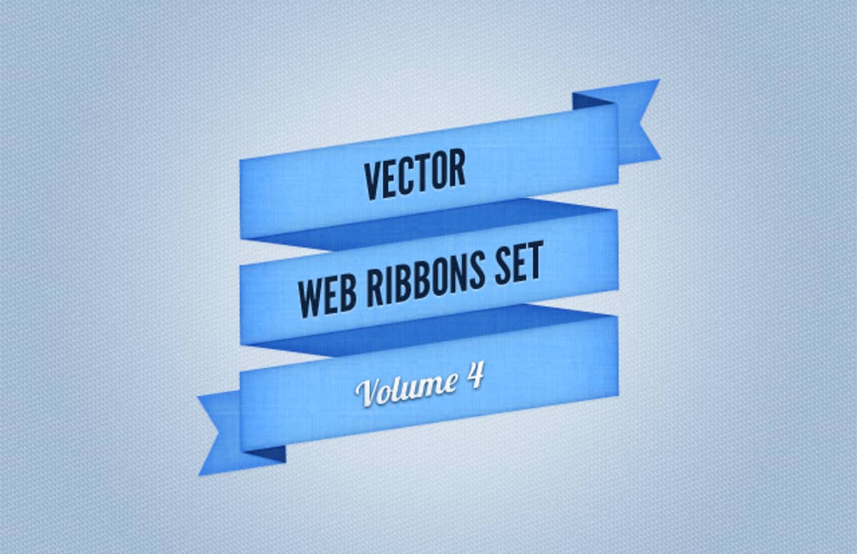 Web  Ribbons  Set  Vol 4  Preview1