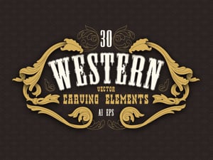Western Carving Elements 1