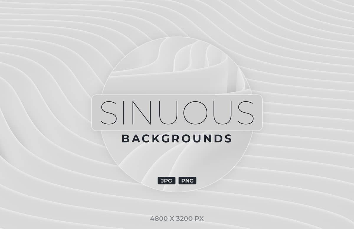 White Sinuous Backgrounds Preview 1