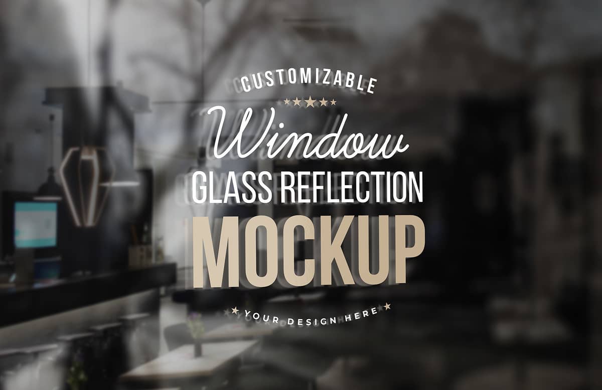Window Glass Reflection Mockup Preview 1