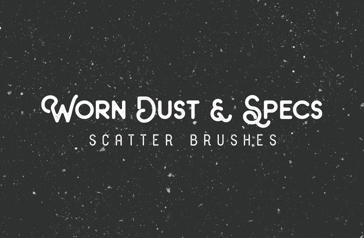 Worn Dust & Specs Scatter Brushes