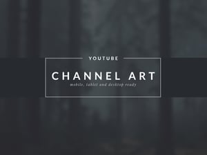YouTube Channel Art Templates 1