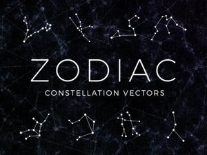 Free Zodiac Constellation Vectors 1
