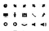 Monochrome Symbols Icon Set 2