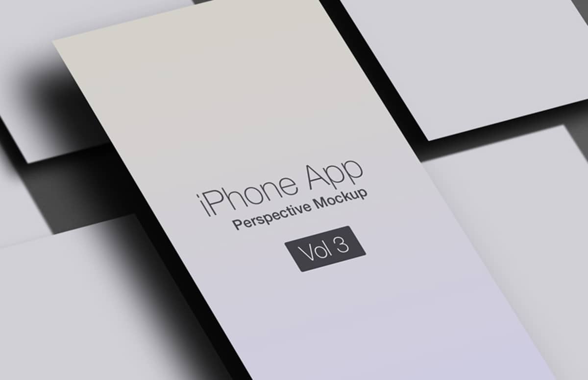 I Phone  App  Perspective  Mockup  Vol 3  Preview 1