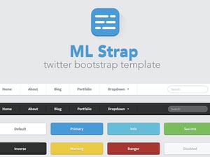 ML Strap: Twitter Bootstrap Theme 1